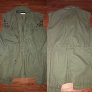 Olive vest